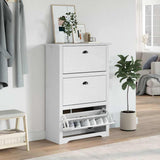 VidaXL skohylde bodo 80x35x118 cm hvid