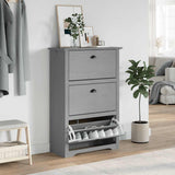 Vidaxx skohylde bodo 80x35x118 cm grå
