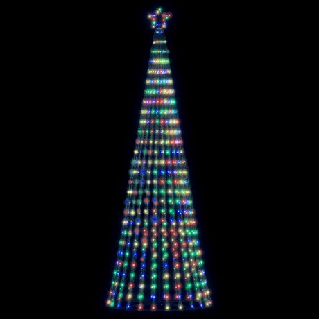 Vidaxxl LED juletræ 475 LEDs farverige 247 cm