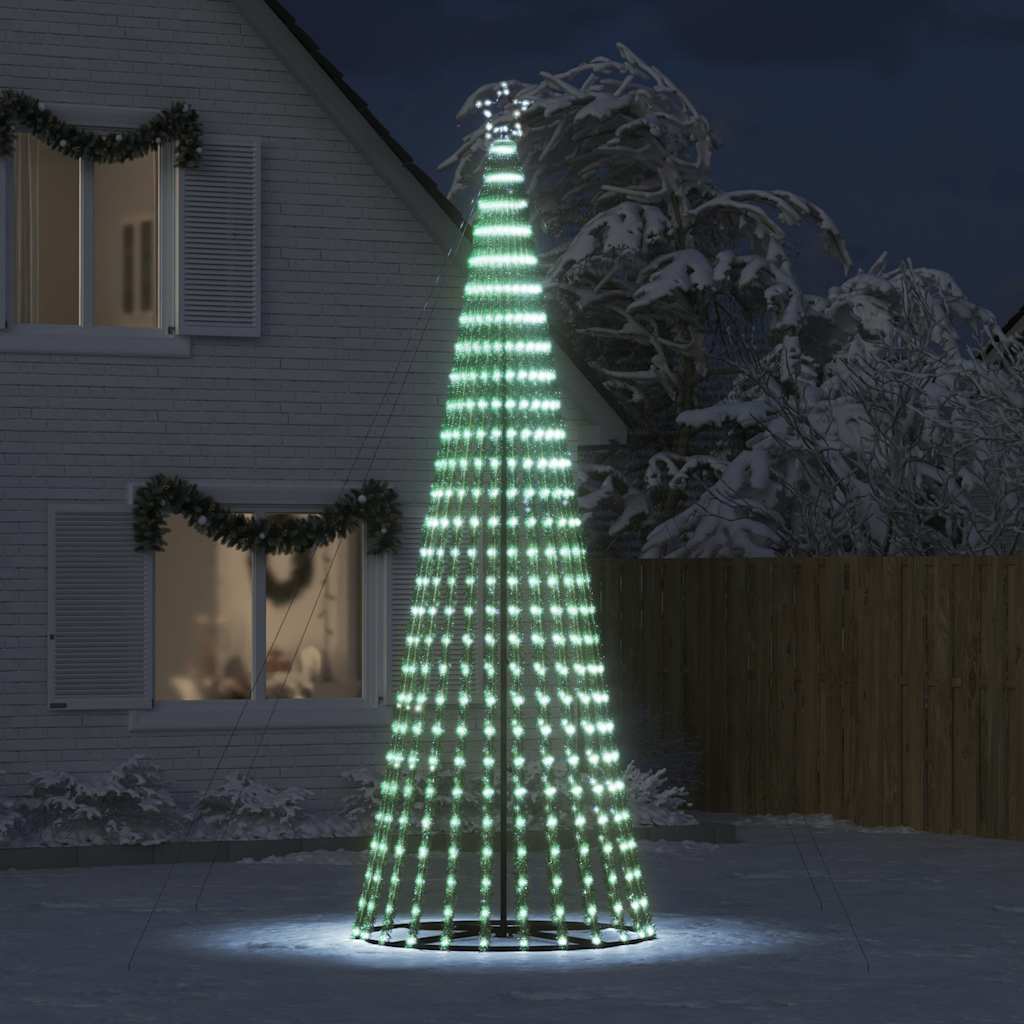 Vidaxxl LED juletræ 1028 LED'er kold hvid 403 cm