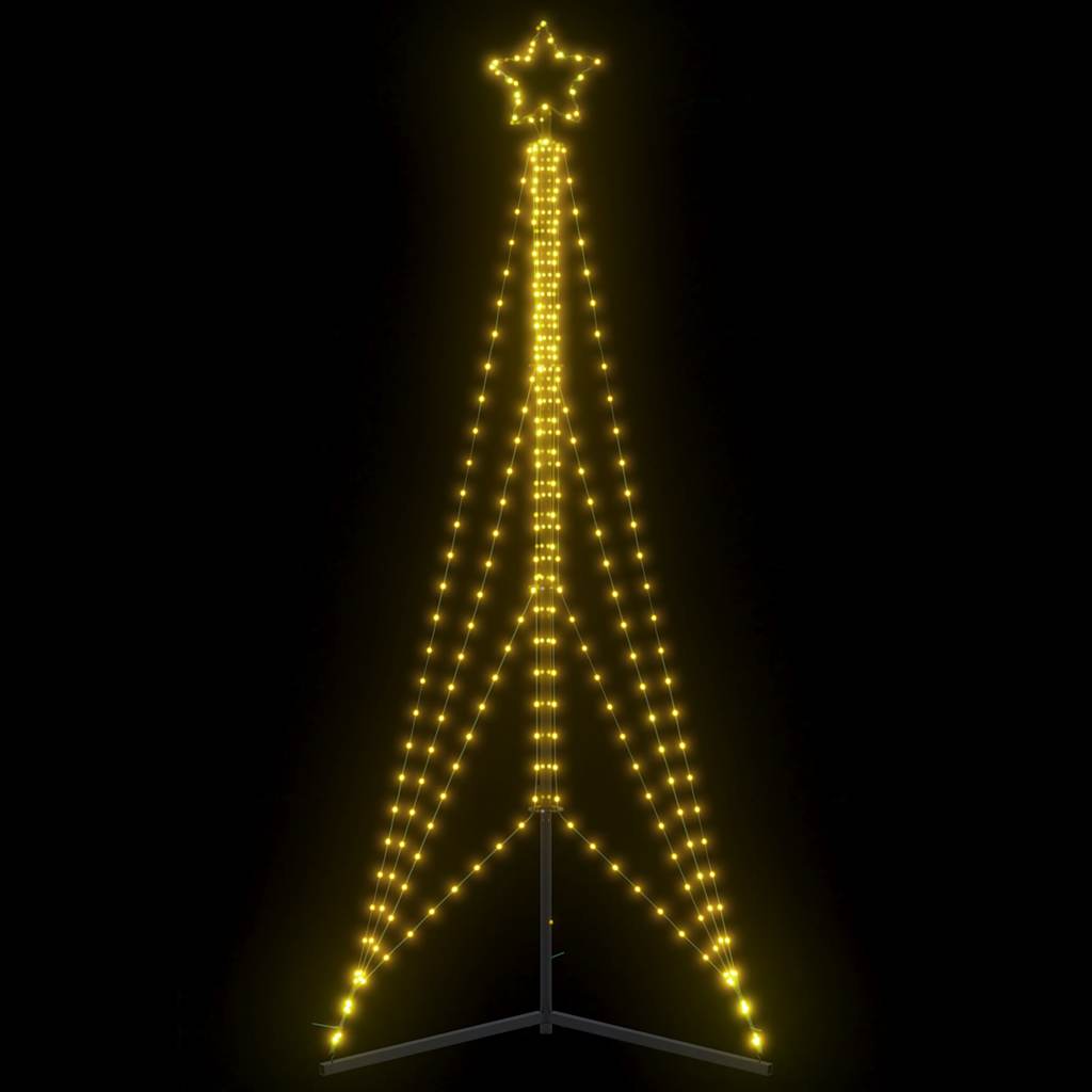 Vidaxxl LED juletræ 483 LEDs varm hvid 240 cm