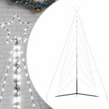 Vidaxxl LED juletræ 615 LED'er kold hvid 404,5 cm