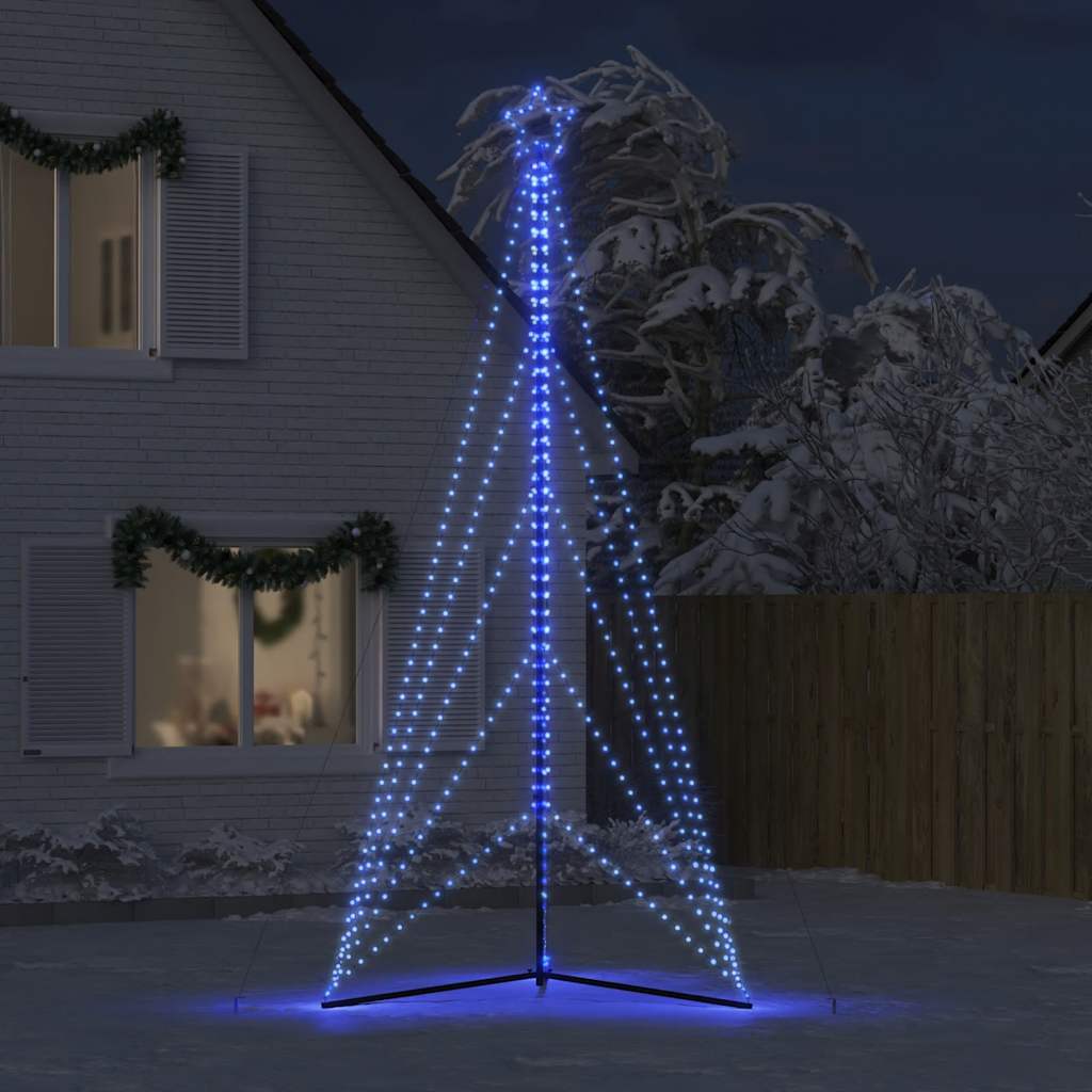 Vidaxxl LED juletræ 615 LEDs 404,5 cm blå