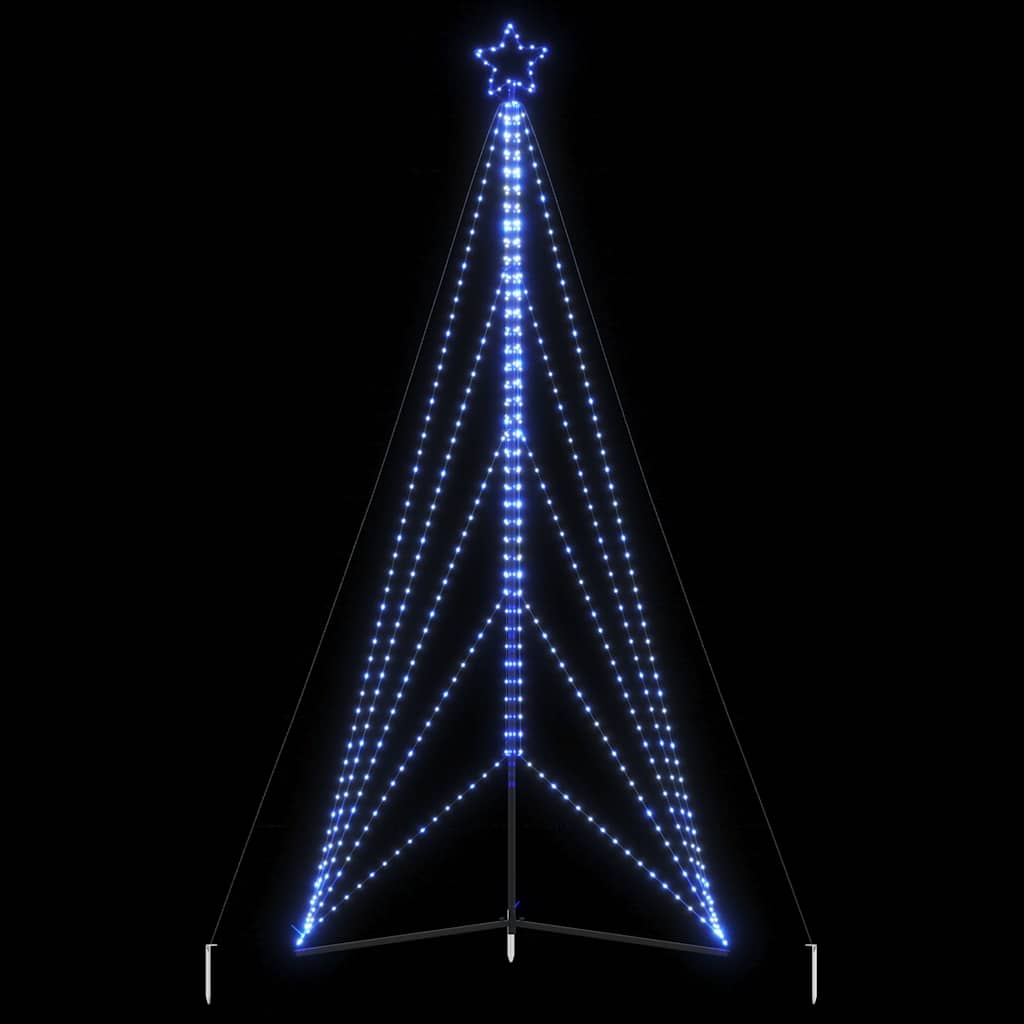 Vidaxxl LED juletræ 615 LEDs 404,5 cm blå