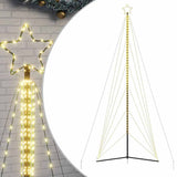 Vidaxxl LED juletræ 861 LEDs varm hvid 478 cm