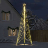 Vidaxxl LED juletræ 861 LEDs varm hvid 478 cm