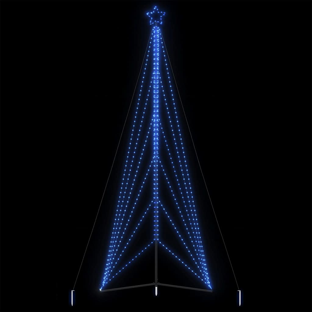 Vidaxxl LED juletræ 861 LEDs 478 cm blå