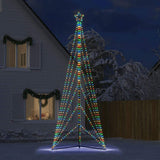 Vidaxxl LED juletræ 861 LEDs farverige 478 cm