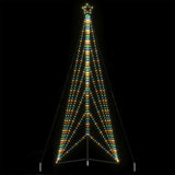 Vidaxxl LED juletræ 861 LEDs farverige 478 cm