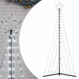 Vidaxxl LED juletræ 339 LED'er kold hvid 187 cm