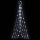 Vidaxxl LED juletræ 339 LED'er kold hvid 187 cm