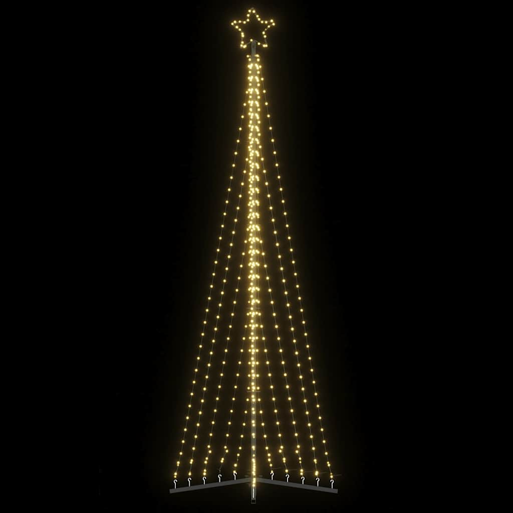 Vidaxxl LED juletræ 495 LEDs varm hvid 300,5 cm