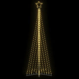 Vidaxxl LED juletræ 495 LEDs varm hvid 300,5 cm