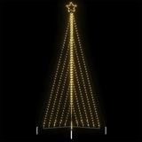 Vidaxxl LED juletræ 570 LEDs varm hvid 399 cm
