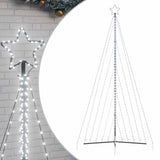 Vidaxxl LED juletræ 570 LED'er kold hvid 399 cm