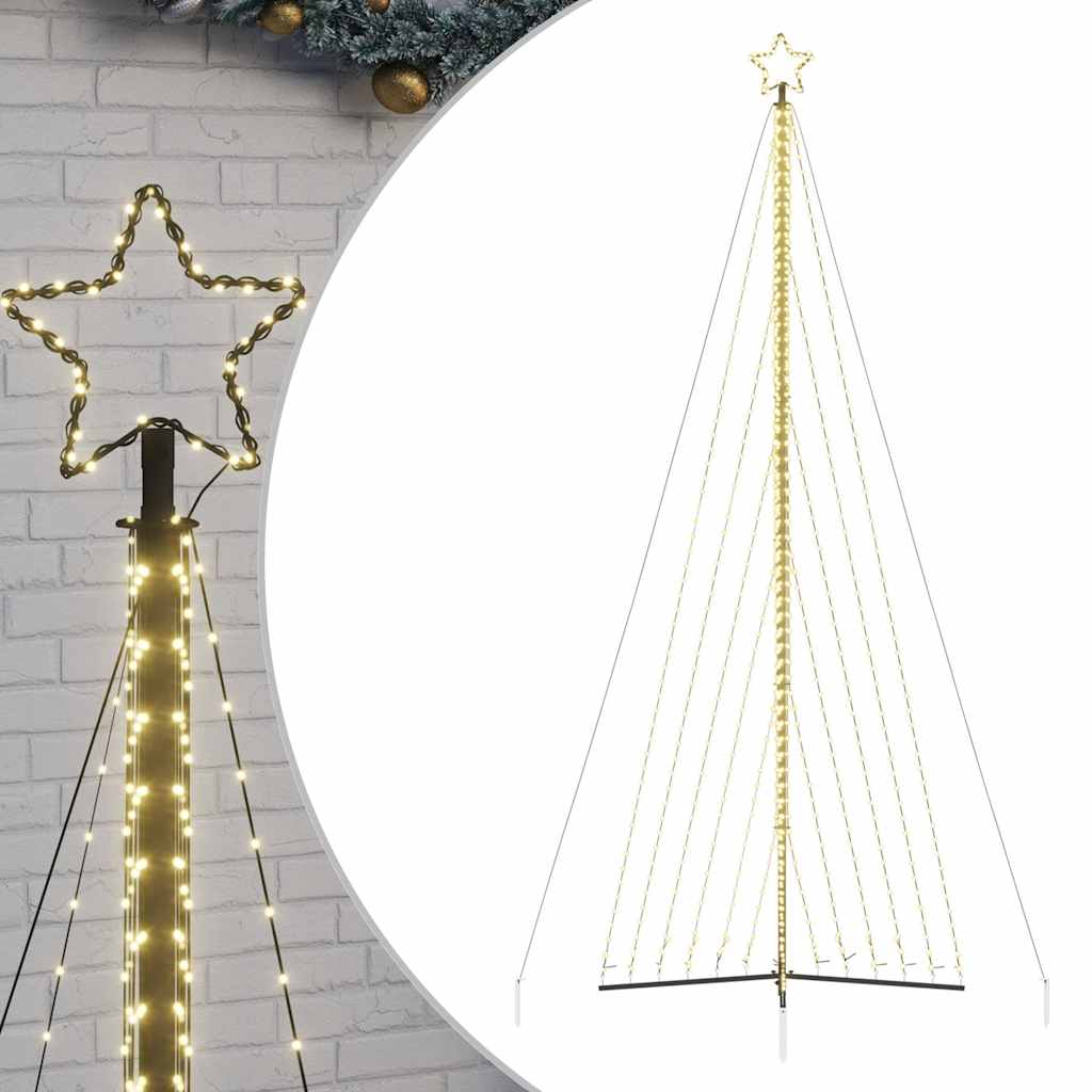 Vidaxxl LED juletræ 789 LEDs varm hvid 476 cm