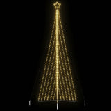 Vidaxxl LED juletræ 789 LEDs varm hvid 476 cm