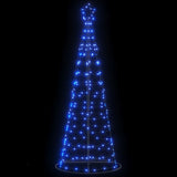 Vidaxxl LED juletræ 200 LEDs 180 cm blå