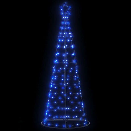 Vidaxxl LED juletræ 200 LEDs 180 cm blå
