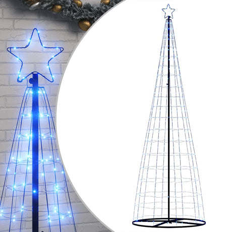 Vidaxxl LED juletræ 550 LEDs 304 cm blå