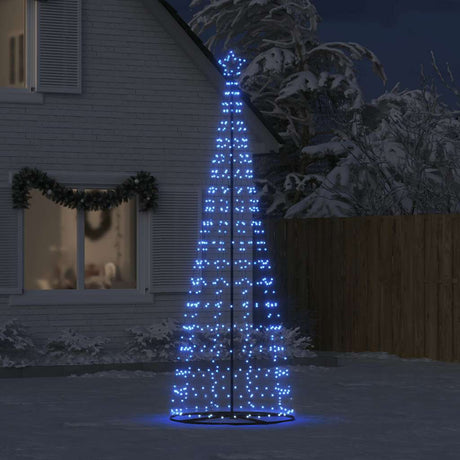 Vidaxxl LED juletræ 550 LEDs 304 cm blå