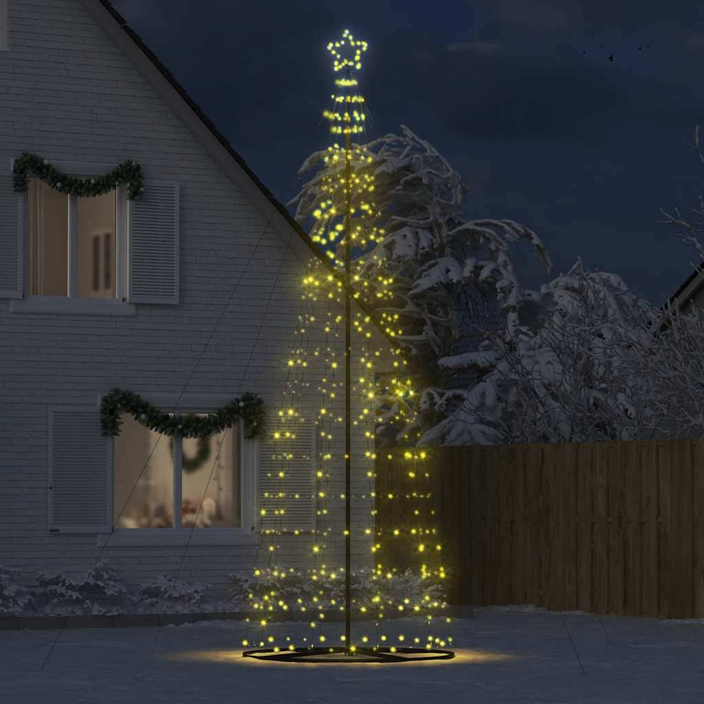 Vidaxxl LED juletræ 1534 LEDs varm hvid 503 cm