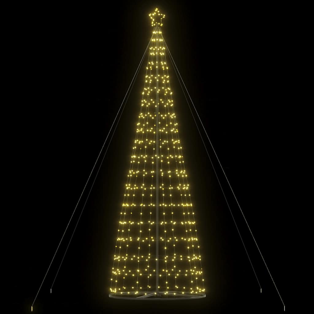 Vidaxxl LED juletræ 1534 LEDs varm hvid 503 cm