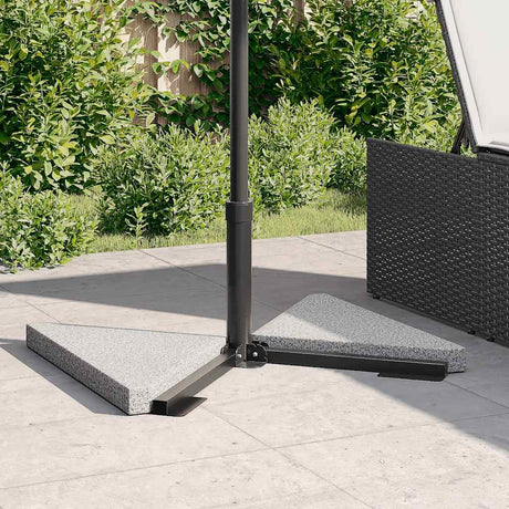 Vidaxx parasol bundplader 2 stk trekantede 14 kg granitgrå