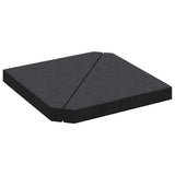 Vidaxx parasol bundplader 2 stk trekantede 14 kg granitsort
