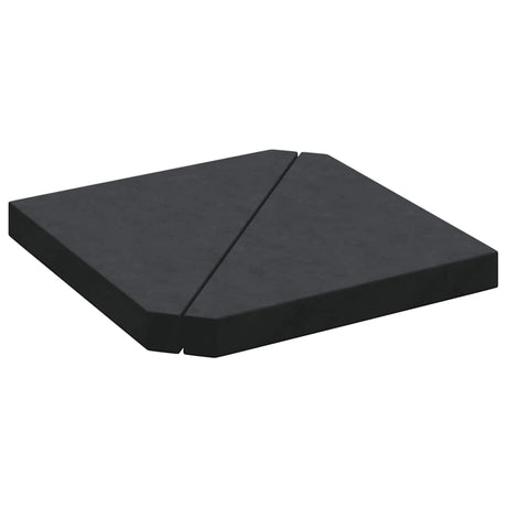 Vidaxx parasol bundplader 2 stk trekantede 14 kg granitsort