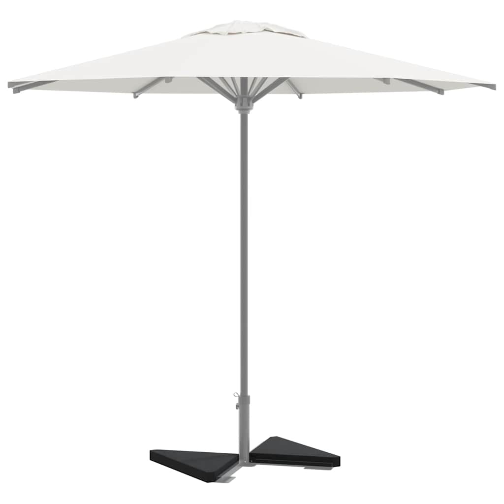 Vidaxx parasol bundplader 2 stk trekantede 14 kg granitsort