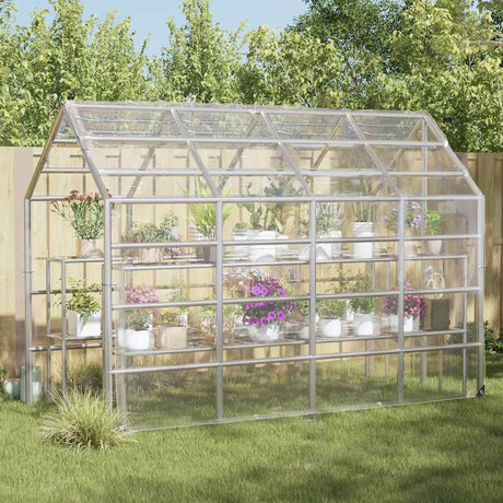 Vidaxl plantenafdekking met zeilringen 3x6 m pvc