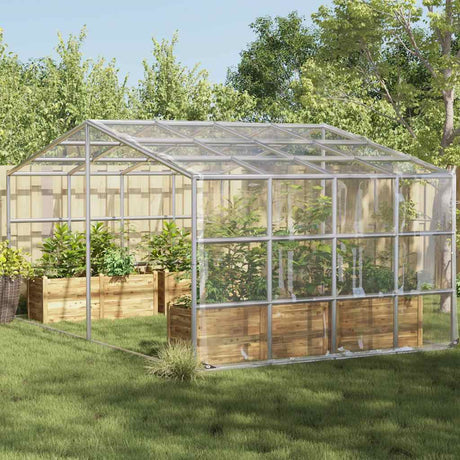 Vidaxl plantenafdekking met zeilringen 3x10 m pvc