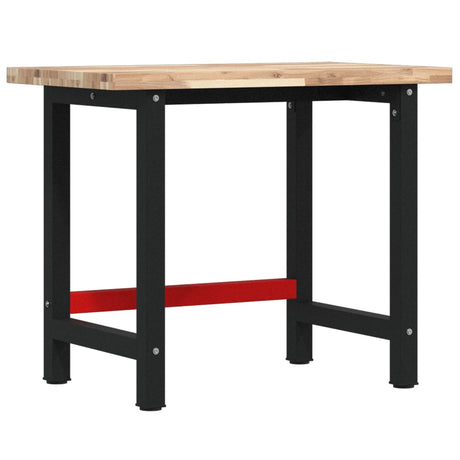 Vidaxx rektangulært arbejdsbord 100x60x83 cm massivt akacietræ