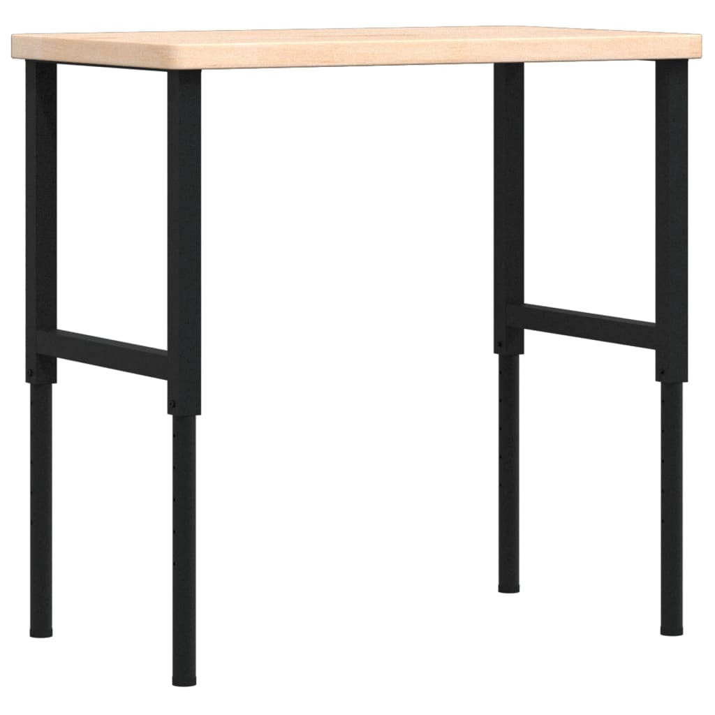 Vidaxx arbejdsbord rektangulært 100x60x (73-99,5) cm massiv eg