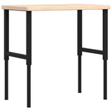 Vidaxx arbejdsbord rektangulært 100x60x (73-99,5) cm massiv eg