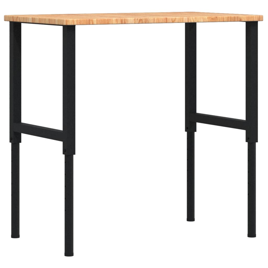 Vidaxx arbejdsbord rektangel 100x60x (71,5-98) cm eg lysebrun