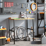 Vidaxx arbejdsbord rektangel 100x60x (71,5-98) cm eg lysebrun