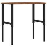 Vidaxx arbejdsbord rektangel 100x60x (71,5-98) cm eg mørkebrun