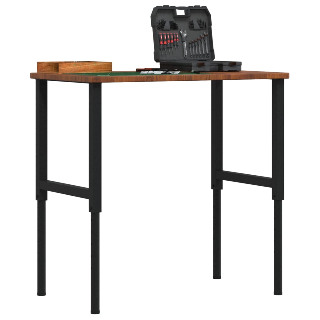 Vidaxx arbejdsbord rektangel 100x60x (71,5-98) cm eg mørkebrun