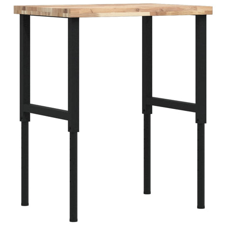 Vidaxx arbejdsbord rektangulært 80x60x (73-99,5) cm massivt akacietræ