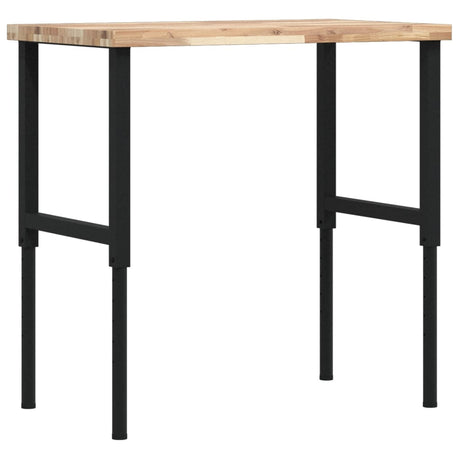 Vidaxx arbejdsbord rektangulært 100x60x (73-99,5) cm massivt akacietræ