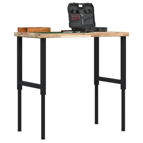 Vidaxx arbejdsbord rektangulært 100x60x (73-99,5) cm massivt akacietræ