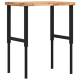 Vidaxx arbejdsbord rektangulært 80x60x (73-99,5) cm massivt akacietræ