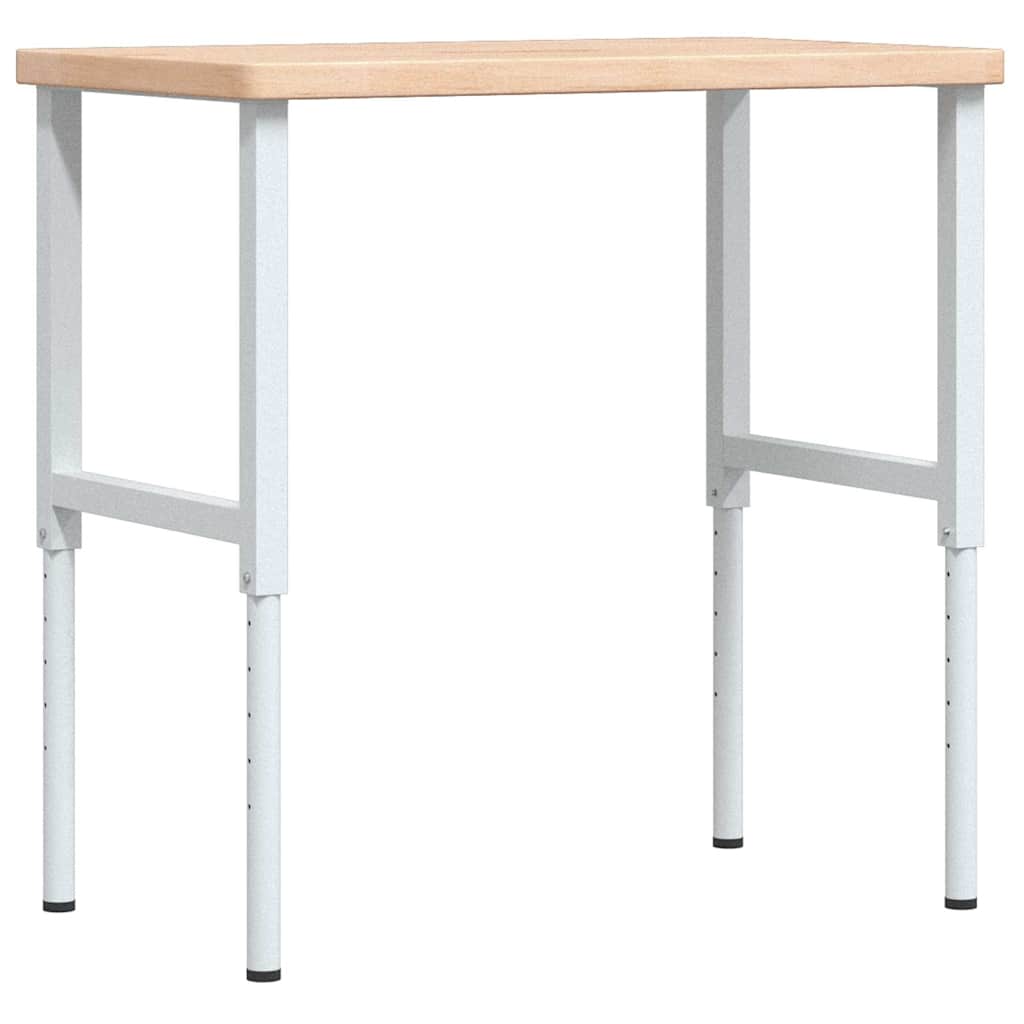 Vidaxx arbejdsbord rektangulært 100x60x (73-99,5) cm massiv eg