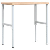 Vidaxx arbejdsbord rektangulært 100x60x (73-99,5) cm massiv eg