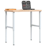 Vidaxx arbejdsbord rektangulært 100x60x (73-99,5) cm massiv eg