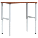 Vidaxx arbejdsbord rektangel 100x60x (71,5-98) cm eg mørkebrun