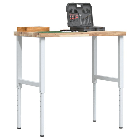 Vidaxx arbejdsbord rektangulært 100x60x (73-99,5) cm massivt akacietræ