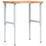 Vidaxx arbejdsbord rektangulært 80x60x (73-99,5) cm massivt akacietræ
